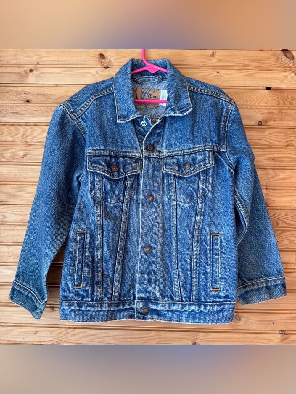 Levi Strauss Signature Blue Jean Jacket 
Standard Trucker Boys’ 7X Grunge School